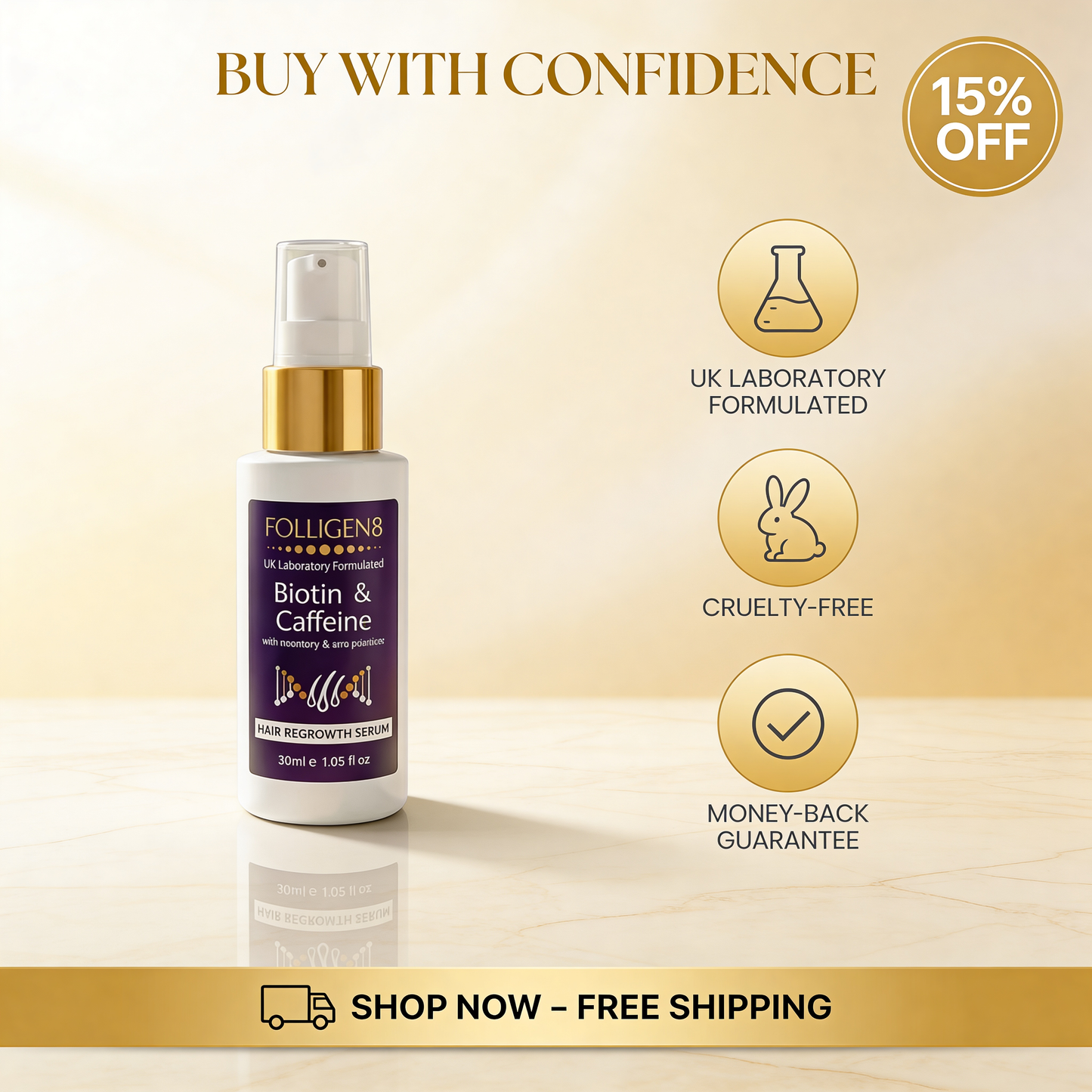 Folligen8™ Hair Growth Serum